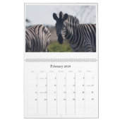 アフリカの野性生物のカレンダー カレンダー (2月 2026)