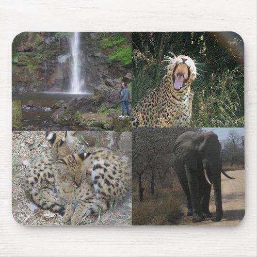 アフリカの野性生物のマウスパッド マウスパッド (正面)