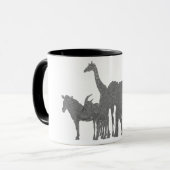 アフリカの野性生物のマグ マグカップ (正面左)