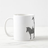 アフリカの野性生物のマグ マグカップ (左)