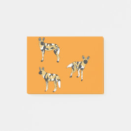 アフリカの野犬 ポストイット