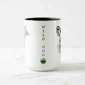 アフリカの野生の犬のマグ-アフリカシリーズ マグカップ (中央)