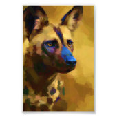 アフリカの野生の犬を愛する フォトプリント            (正面)