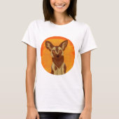 アフリカの野生の犬 Tシャツ (正面)