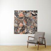 アフリカの野生動物の皮膚パターン タペストリー (インサイチュ)