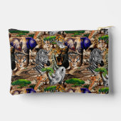 アフリカの野生動物サバンナ アクセサリーポーチ (裏面)