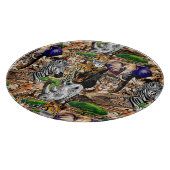 アフリカの野生動物サバンナ カッティングボード (角)