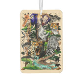 アフリカの野生動物サバンナ カーエアーフレッシュナー (裏面)