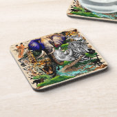 アフリカの野生動物サバンナ コースター (左側)