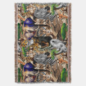 アフリカの野生動物サバンナ スローブランケット (正面縦)