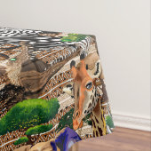 アフリカの野生動物サバンナ テーブルクロス (インサイチュ)