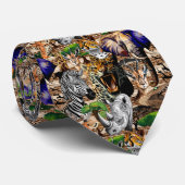 アフリカの野生動物サバンナ ネクタイ (ロール)