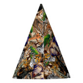 アフリカの野生動物サバンナ パーティーハット (裏面)