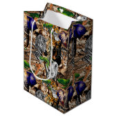 アフリカの野生動物サバンナ ミディアムペーパーバッグ (正面アングル)