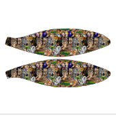 アフリカの野生動物サバンナ ミニバスケットボール (パネル)