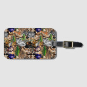 アフリカの野生動物サバンナ ラゲッジタグ (正面横)