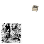 アフリカの野生動物サバンナ ラバースタンプ (押印)