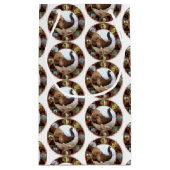 アフリカの野生動物サークルゾウの香り スモールペーパーバッグ (裏面)