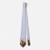 アフリカの野生動物写真撮影ゾウ飲料 ネクタイ (正面)