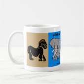 アフリカの野生動物 – 野生動物 – 自然 コーヒーマグカップ (左)