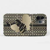 アフリカの金ゴールド Case-Mate iPhoneケース (裏面(横))