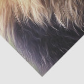 アフリカの雄のライオンのデジタル油絵 薄葉紙 (詳細)