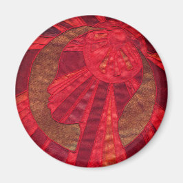 アフリカの頭 マグネット