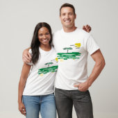 アフリカの風景絵画アフリカのTシャツのトップ Tシャツ (ユニセックス)