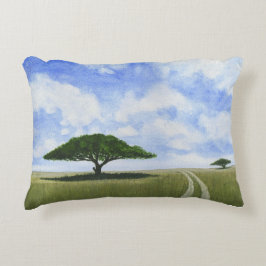 アフリカの風景 アクセントクッション