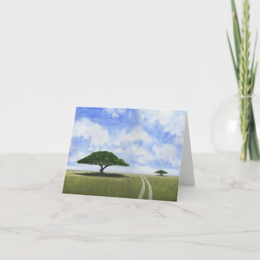 アフリカの風景 シーズンカード (正面)