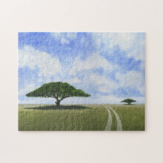 アフリカの風景 ジグソーパズル (横)