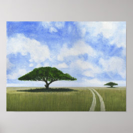 アフリカの風景 ポスター