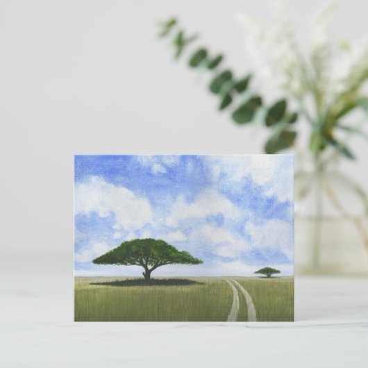 アフリカの風景 ポストカード (スタンド正面)