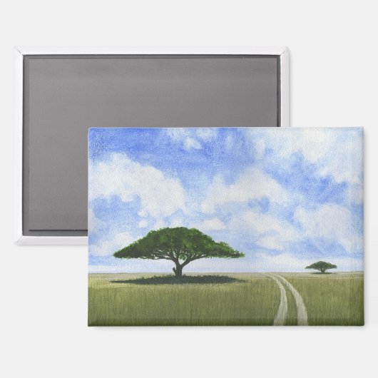 アフリカの風景 マグネット (正面/裏面)