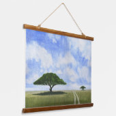 アフリカの風景 吊り下げ型タペストリー (傾斜あり)