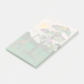 アフリカの飛行機のキリン ポストイット (アングル)