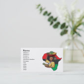 アフリカの食糧 名刺 (スタンド正面)