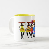 アフリカの饗宴 ツートーンマグカップ (正面左)