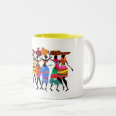 アフリカの饗宴 ツートーンマグカップ (正面右)