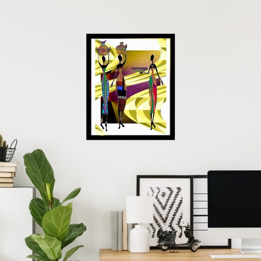 アフリカの饗宴 ポスター (ホームオフィス)