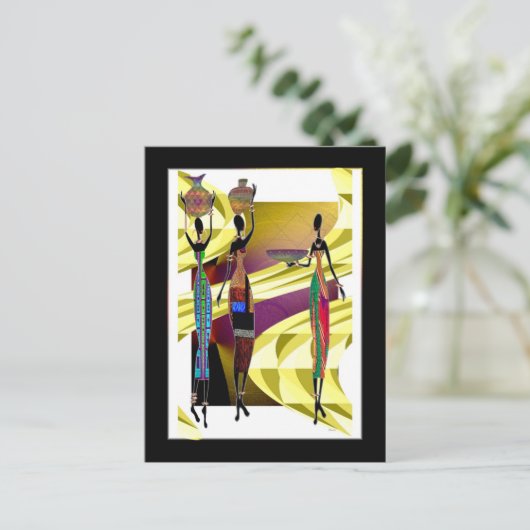 アフリカの饗宴 ポストカード (スタンド正面)