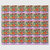 アフリカの饗宴 ラッピングペーパー (フラット)