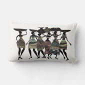 アフリカの饗宴 ランバークッション (裏面)