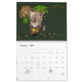 アフリカの魂からの挨拶 カレンダー (2月 2027)