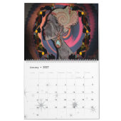 アフリカの魂からの挨拶 カレンダー (1月 2027)