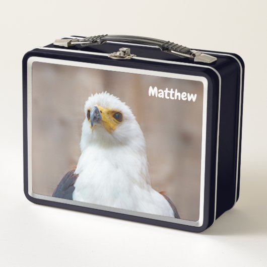 アフリカの魚のイーグルメタル弁当箱 メタルランチボックス (正面)