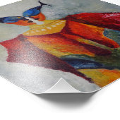 アフリカの魚の抽象芸術絵を描アートの写真 フォトプリント            (角)