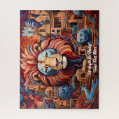 アフリカの鮮やか美しいと伝統 ジグソーパズル (縦)