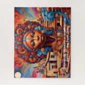 アフリカの鮮やか美しいと伝統 ジグソーパズル (縦)