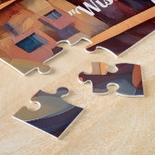 アフリカの鮮やか美しいと伝統 ジグソーパズル (側面)